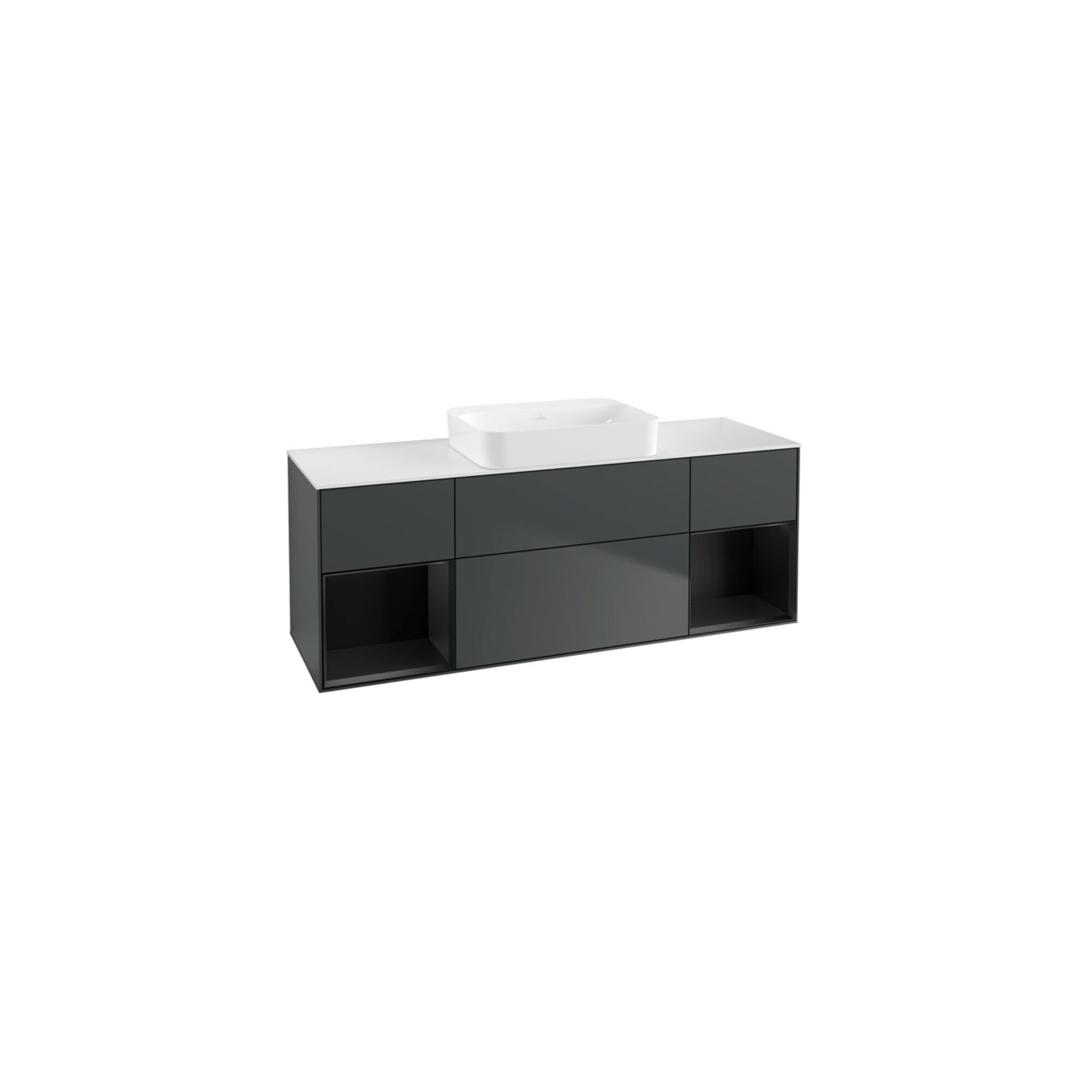 V&B Waschtischunterschrank Wandbeleuchtung Finion 160x60,3x50,1cm, Rg b m La, md bl. m Lac ; Villeroy & Boch