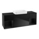 V&B Waschtischunterschrank Wandbeleuchtung Finion 160x60,3x50,1cm, Rg bla m Lac, bla m Lac-1