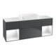 V&B Waschtischunterschrank Wandbeleuchtung Finion 160x60,3x50,1cm, Rg g w La, md bl. m Lac-1
