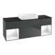 V&B Waschtischunterschrank Wandbeleuchtung Finion 160x60,3x50,1cm, Rg g w La, md bl. m Lac-1