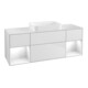 V&B Waschtischunterschrank Wandbeleuchtung Finion 160x60,3x50,1cm, Rg g wh. Lac, wh. m Lac-1