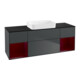 V&B Waschtischunterschrank Wandbeleuchtung Finion 160x60,3x50,1cm, Rg Peo m La, md b m Lac-1