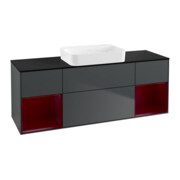 V&B Waschtischunterschrank Wandbeleuchtung Finion 160x60,3x50,1cm, Rg Peo m La, md b m Lac
