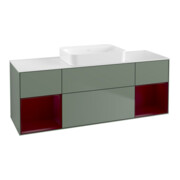 V&B Waschtischunterschrank Wandbeleuchtung Finion 160x60,3x50,1cm, Rg Peo m La, Oli. m Lac