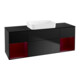 V&B Waschtischunterschrank Wandbeleuchtung Finion 160x60,3x50,1cm, Rg Peo m Lac, bla m Lac-1