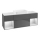 V&B Waschtischunterschrank Wandbeleuchtung Finion 160x60,3x50,1cm, Rg w m Lac, Anthrac. m-1