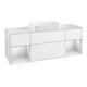 V&B Waschtischunterschrank Wandbeleuchtung Finion 160x60,3x50,1cm, Rg w m Lac, glo wh. Lac-1
