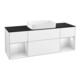V&B Waschtischunterschrank Wandbeleuchtung Finion 160x60,3x50,1cm, Rg w m Lac, glo wh. Lac-1