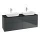 V&B Waschtischunterschrank Wandbeleuchtung Finion 160x60cm, Abd.-Pl. bla m, md bl. m Lac-1