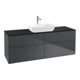 V&B Waschtischunterschrank Wandbeleuchtung Finion 160x60cm, Abd.-Pl. bla m, md bl. m Lac-1