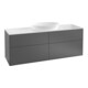 V&B Waschtischunterschrank Wandbeleuchtung Finion 160x60cm, Abd.-Pl. wh. m, si Gr m Lac-1