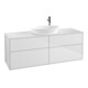 V&B Waschtischunterschrank Wandbeleuchtung Finion 160x60cm, Abd.-Pl. wh. m, wh. m lacquer-1