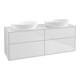 V&B Waschtischunterschrank Wandbeleuchtung Finion 160x60cm, Abd.-Pl. wh. m, wh. m lacquer-1