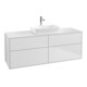 V&B Waschtischunterschrank Wandbeleuchtung Finion 160x60cm, Abd.-Pl. wh. m, wh. m lacquer-1