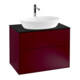V&B Waschtischunterschrank Wandbeleuchtung Finion 80x60,3cm, Abd.-Pl. bla matt, Peony Matt-1