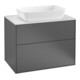 V&B Waschtischunterschrank Wandbeleuchtung Finion 80x60,3cm, Abd.-Pl. wh. m, si Gr m Lac-1