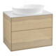 V&B Waschtischunterschrank Wandbeleuchtung Finion 80x60,3cm, Abd.-Pl. wh. matt, Oak Veneer-1