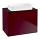 V&B Waschtischunterschrank Wandbeleuchtung Finion 80x60,3x50,1mm, Gl. bla Matt, Peony Matt-1