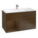 V&B Waschtischunterschrank Wandbeleuchtung Finion 99,6x59,1cm, Reg li wal ven, wal veneer-1