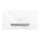 V&B WC-Betätigungsplatte ViConnect 300G 25,3x14,5x2cm, Glas, Glossy White-1