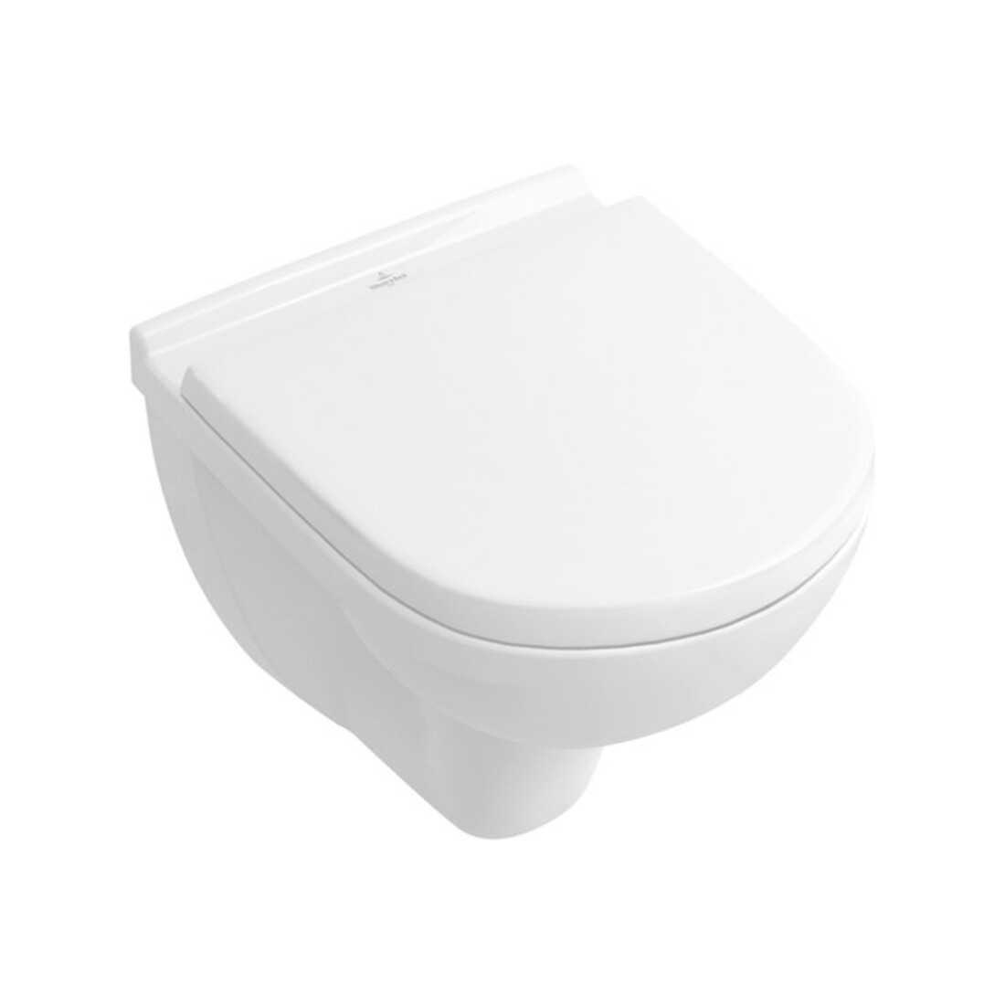 V&B WC mural, cuvette suspendue O.NOVO Compact 36x49cm, évac. horizont., sans rebord, D-Flush, blanc