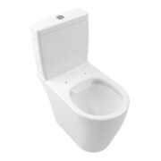 V&B WC profond AVENTO 37x64cm, D-Flush, sur pied, blanc C-plus-3