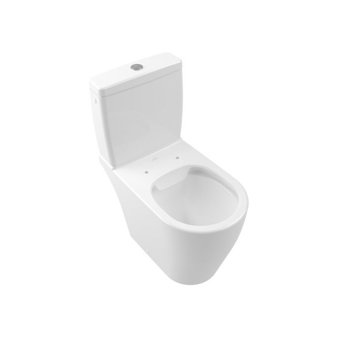 V&B WC profond AVENTO 37x64cm, D-Flush, sur pied, blanc C-plus