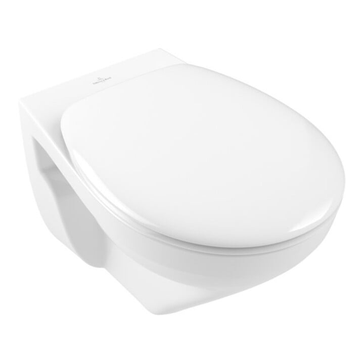 V&B WC profond O.NOVO 36x54cm, sans rebord, DirectFlush, blanc