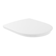 V&B WC-Siège VICARE Fixation inférieure, charnière inox, blanc