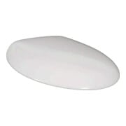 V&B WC-Sitz Pure Stone Softclosing-Scharniere Edelstahl, weiß