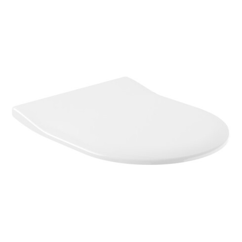 V&B WC-Sitz Subway Slimseat Scharniere Edelstahl, weiß