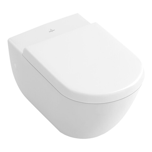 V&B WC-Sitz Subway Softcl.-Scharnier Edelstahl, starwhite