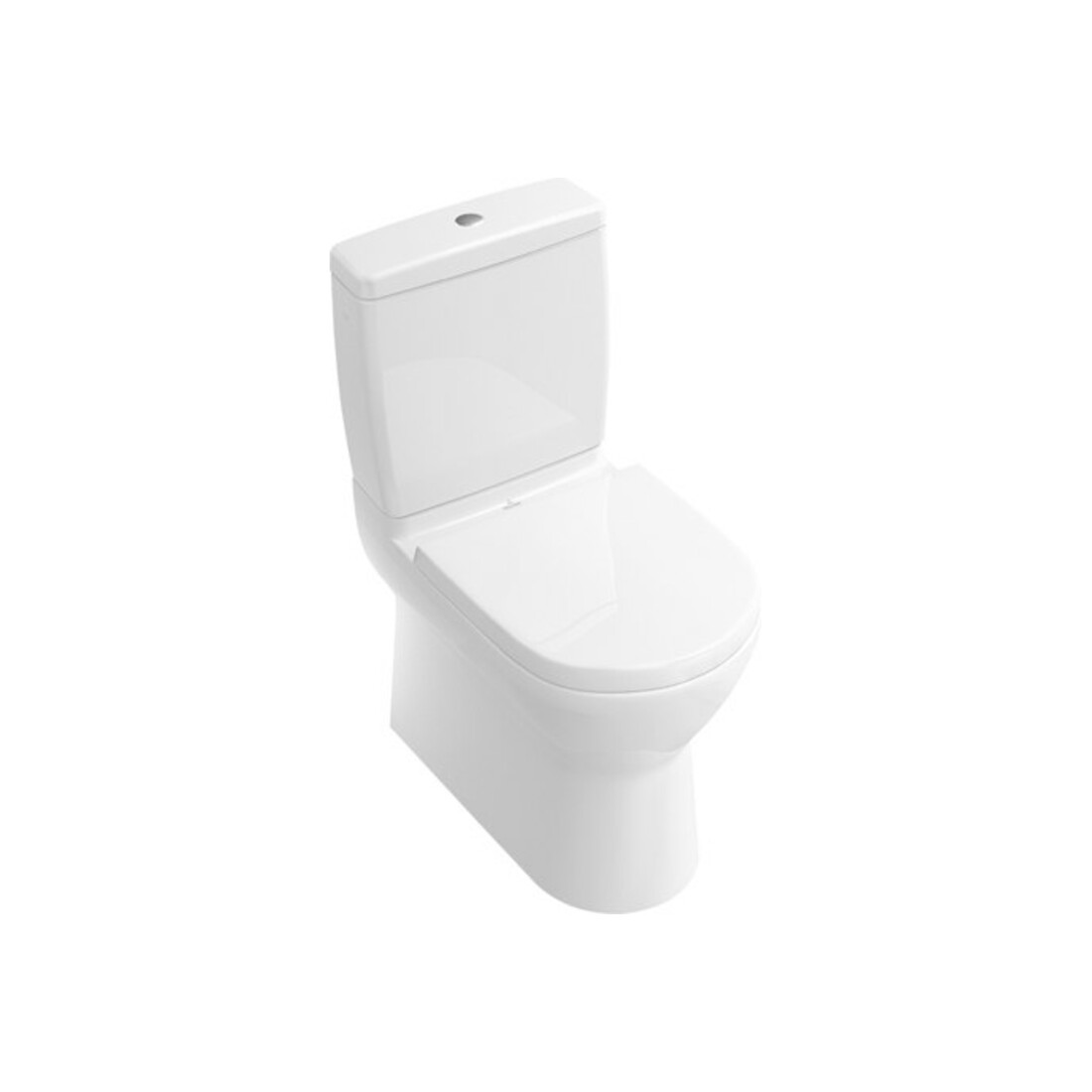 V&B WC sur pied, cuvette profonde O.NOVO 36x64cm, f combiné, évac. horiz., blanc C-plus