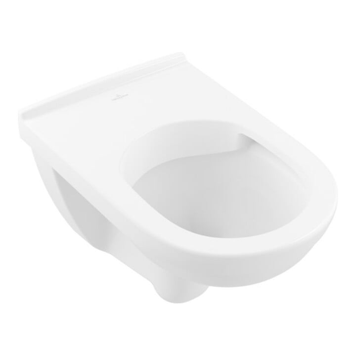 V&B WC suspendu, cuvette à chasse profonde O.NOVO 36x56, évac. horiz., sans rebord, blanc