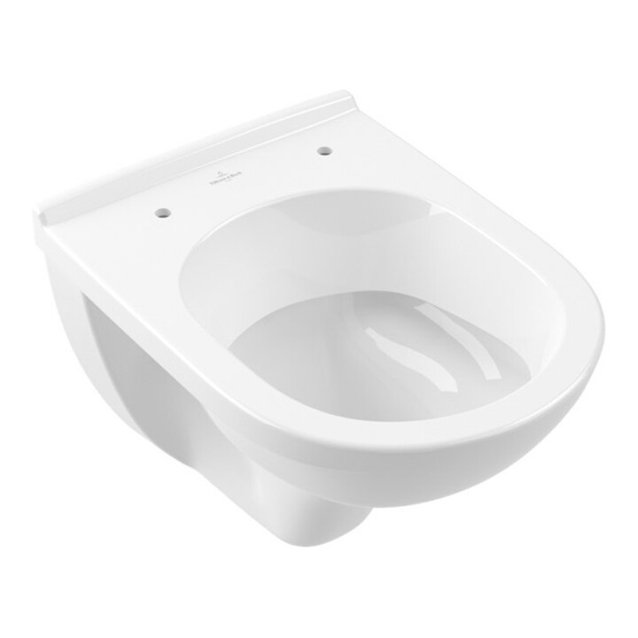 V&B WC suspendu, cuvette à chasse profonde O.NOVO Compact 36x49cm, sortie horizontale, blanc