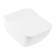 V&B WC suspendu, cuvette profonde VENTICELLO 37,5x56cm, D-Flush, sans rebord, blanc C-plus