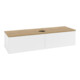 V&B Waschtischunterschrank mit Frontstruktur -Beleuchtung Antao 160x50cm, HL, WBP hon. Oa, wh. m Lac-1