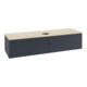 V&B Waschtischunterschrank mit Frontstruktur -Beleuchtung Antao 160x50cm, WBP-farbe botti., md bl. m Lac-3