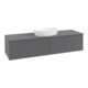 V&B Waschtischunterschrank mit Frontstruktur -Beleuchtung Antao 160x50cm, WBP-farbe Lac, Anthrac. m Lac-3