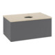 V&B Waschtischunterschrank mit Frontstruktur -Beleuchtung Antao 80x36x50cm, HL, WBP botti., A m Lac-3