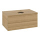 V&B Waschtischunterschrank mit Frontstruktur -Beleuchtung Antao 80x36x50cm, HL, WBP hon. Oa, hon. Oa-3