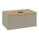 V&B Waschtischunterschrank mit Frontstruktur -Beleuchtung Antao 80x36x50cm, HL, WBP hon. Oa, st Gr m Lac-3