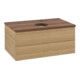V&B Waschtischunterschrank mit Frontstruktur -Beleuchtung Antao 80x36x50cm, HL, WBP w. wal, hon. Oa-3