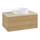 V&B Waschtischunterschrank mit Frontstruktur -Beleuchtung Antao 80x36x50cm, WBP-farbe botti., honey oak-3