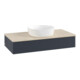 V&B Waschtischunterschrank mit Frontstruktur, mit Beleuchtung Antao 100x19x50cm, WBP botti., md bl. m Lac-3