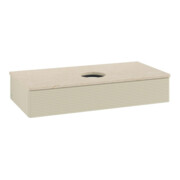 V&B Waschtischunterschrank mit Frontstruktur, mit Beleuchtung Antao 100x19x50cm, WBP botti., si Gr m Lac