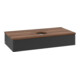 V&B Waschtischunterschrank mit Frontstruktur, mit Beleuchtung Antao 100x19x50cm, WBP-farbe w. wal, bla m Lac-3