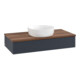 V&B Waschtischunterschrank mit Frontstruktur, mit Beleuchtung Antao 100x19x50cm, WBP w. wal, md bl. m Lac-3