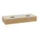 V&B Waschtischunterschrank mit Frontstruktur, mit Beleuchtung Antao 120x19x50cm, HL, WBP botti., hon. Oa-1