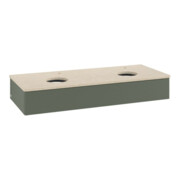 V&B Waschtischunterschrank mit Frontstruktur, mit Beleuchtung Antao 120x19x50cm, HL, WBP botti., le g. m Lac